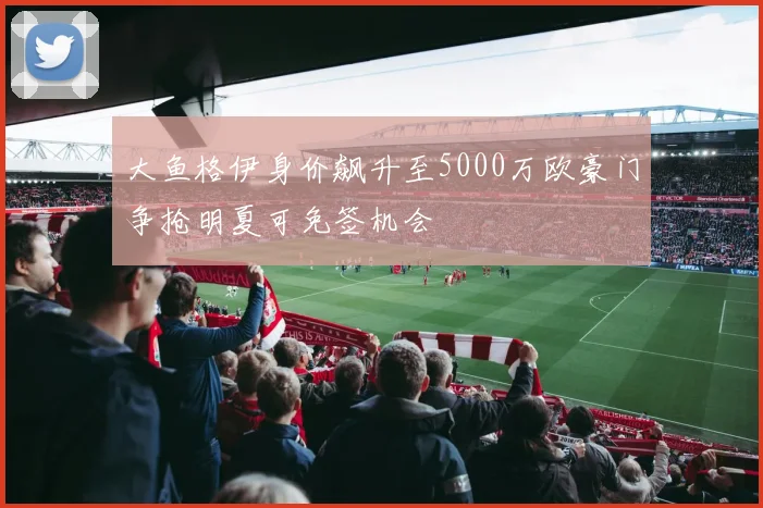 大鱼格伊身价飙升至5000万欧豪门争抢明夏可免签机会